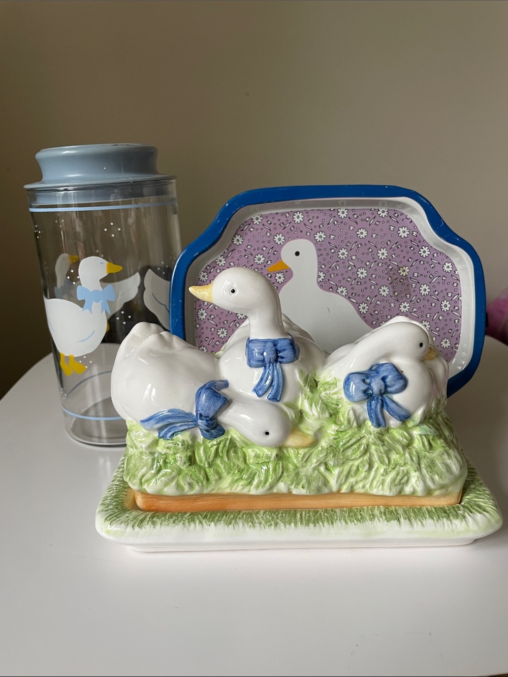 Lot of goose decor